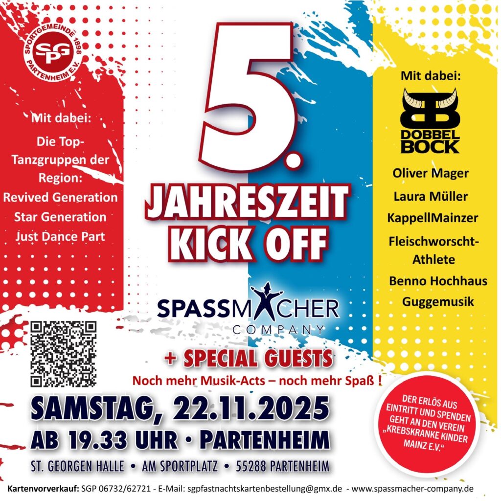Flyer Veranstaltung 5. Jahreszeit Kick off